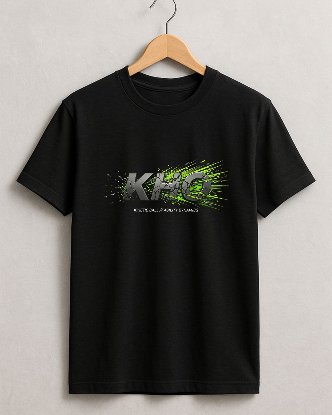 KHO Velocity Black Kho Kho T-Shirt